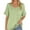 Green, variant on Lixiuxyad Women's V Neck Pocket Tee With Rolled Hem Short Sleeve Loose Top Trendy Casual,Red L