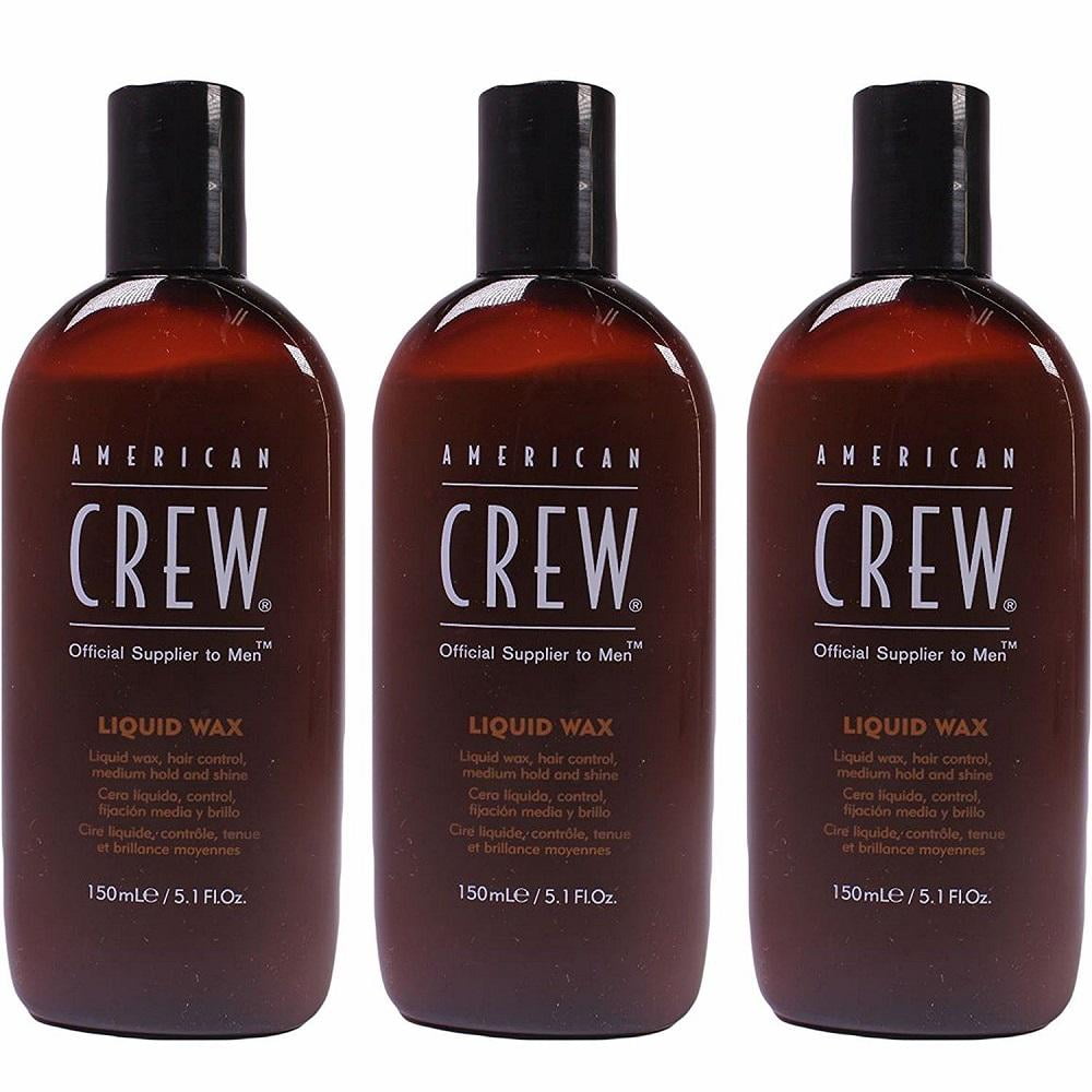 American Crew Liquid Wax Medium Hold And Shine 5.1 oz PACK OF 3