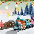 thumbnail image 6 of EUBUY Christmas Train Toy Set Boy Girl Toy Electric Rail Train with Lights and Music Children Christmas Gift, 6 of 10