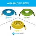 thumbnail image 5 of HydroTech Super-Lite Hybrid Polymer Rubber Garden Hose 5/8" x 100 ft – Ultra Lightweight Kink-Resistant Water Hose, Drinking Water Safe, Durable Polymer Construction with Force Control Technology, 5 of 11