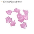 thumbnail image 2 of Uxcell 300 Paquete de Rocas Brillantes 8-10mm Piedras Brillantes en la Oscuridad Decoración DIY Decorativas Rosa Claro, 2 of 7