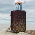 thumbnail image 7 of Uemuo Gold sparklin Printed Washable Luggage Cover - Fashion Suitcase Protector Fits 18-32 Inch Luggage-Small, 7 of 7