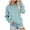 01 Light Blue, variant on Fewfanhot Women's Clothing Casual Long Sleeve Sweatshirt Crew Neck Cute Pullover Relaxed Fit Tops