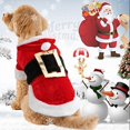 thumbnail image 1 of Disfraz de perro de Navidad, ropa de algodón para mascotas, abrigo con capucha de invierno, ropa para perros, ropa para mascotas, Chihuahua, Yorkshire, caniche S, 1 of 5