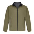 thumbnail image 6 of Xysaqa Men's Lightweight Golf Jacket Mens Windbreaker Casual Mens Light Jacket Stylish Business Work Jackets M-5XL（Available in Big & Tall) Khaki, 6 of 6