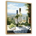thumbnail image 2 of Designart "Fluid Art Vineyard Charm III" Vineyard Floater Framed Wall Art Prints, 2 of 5