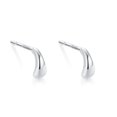 thumbnail image 1 of Pendientes de plata de ley S999, pendientes simples para mujer, pendientes pequeños de estrella y Luna Mori, pendientes de plata antibloqueo, 1 of 6