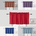 thumbnail image 2 of 1 STRAIGHT WINDOW VALANCE TOP DECOR FOAM LINED BACKING ROD POCKET MANY COLORS, 2 of 2