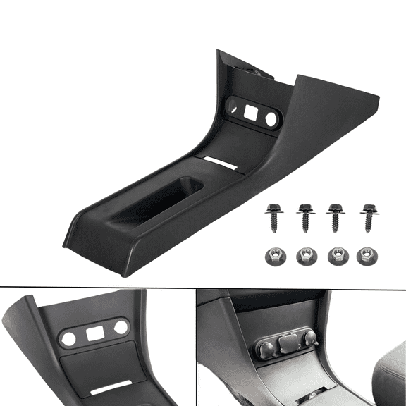 For Dodge Charger Police 2011-2020 Center Console Plastic Upholstered Trim Black