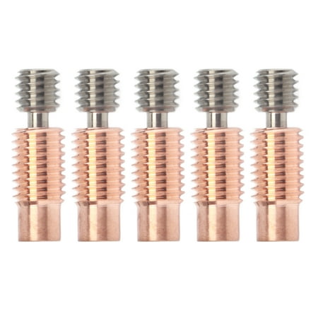 

Ti Alloy Heatbreak Fast Heat Dissipation Bimetal Heat Break Constant Heating For V6 Volcanic Heater For Prusa I3 MK3 MK3S 1.75mm Filament Threaded