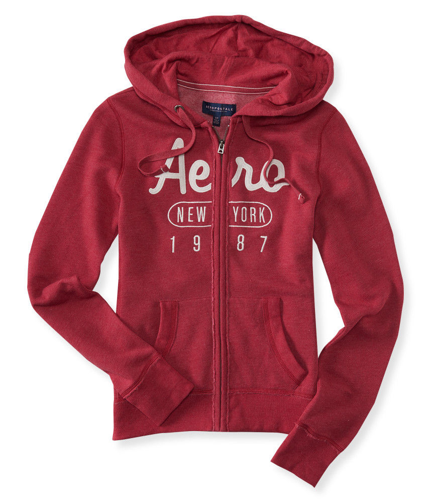 Aeropostale Womens Full Zip Hoodie 