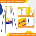 thumbnail image 3 of FUNLIO 3-en-1 Columpios Bebe con 4 Bolsas de Arena, Alta Resistencia Columpio Infantiles en Interior multicolor, 3 of 6