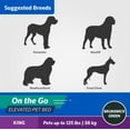 thumbnail image 4 of Coolaroo On the GoElevated Travel Dog Bed, King, Brunswick Green, 4 of 7