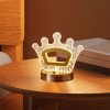 thumbnail image 1 of Lámpara de noche pequeña para dormitorio, ideal como regalo. Lámpara LED recargable por USB para mesita de noche o para exteriores., 1 of 7