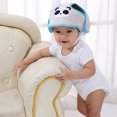 thumbnail image 5 of Gorro de apoyo para la cabeza de seguridad para bebés, gorro protector de seguridad ajustable transpirable para bebés para que los niños pequeños aprendan a caminar, gris, 5 of 5