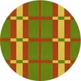 thumbnail image 1 of Ahgly Company Machine Washable Indoor Round Transitional Pistachio Green Area Rugs, 3' Round, 1 of 7