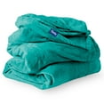 thumbnail image 2 of Bare Home Ultra Soft Microplush Velvet Blanket - Luxurious Fuzzy Fleece Fur - All Season Premium Bed Blanket (Full/Queen, Emerald), 2 of 6