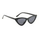 thumbnail image 5 of Gafas de sol Gafas de sol de moda Estilo retro Gafas de sol triangulares Protección solar Negro, 5 of 9
