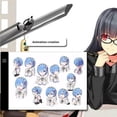 thumbnail image 2 of Inteprter Escritorio de escritura de Anime, plataforma de visualización translúcida, estación de copia, tablero emisor de luz pinturas No.2, 2 of 6