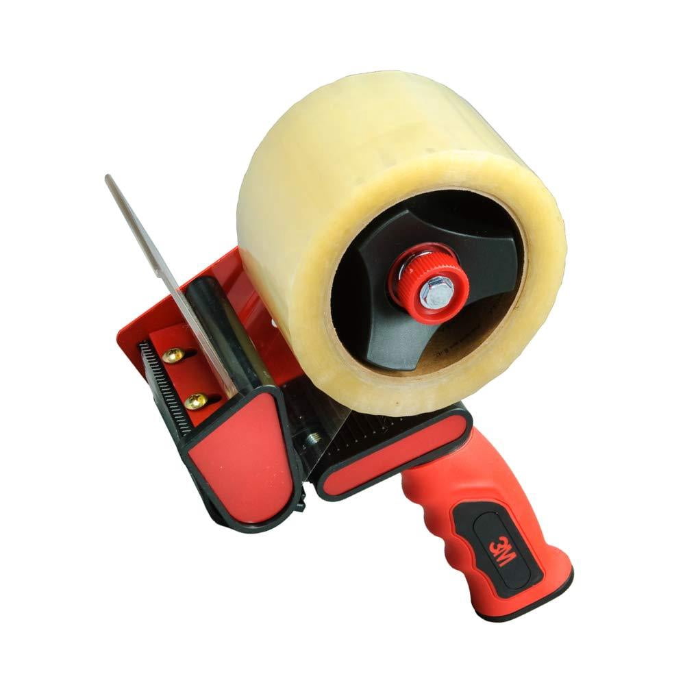 Scotch Handheld Tape Dispenser,3 in Max T. W HR83, Red,Plsatic