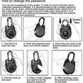 thumbnail image 3 of Security Password Lock, 5 Digit Combination Padlock Offers Unmatched Protection, Easy To Set Codes Keep Your Possessions Safe In School Gym Lockers Or On Your Bike, 3 of 4