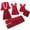 Red, variant on Ladies Comfortable Solid Color Lace Suspenders Pajamas Dress Woman Nightgown Home Clothes Suit
