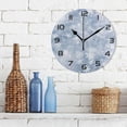 thumbnail image 3 of Wall Clock Snowflakes 10 Inch Silent Non Ticking Quality Quartz Battery Operated Digital Round Easy to Read for Home Office Kitchen Home Decor, 3 of 7
