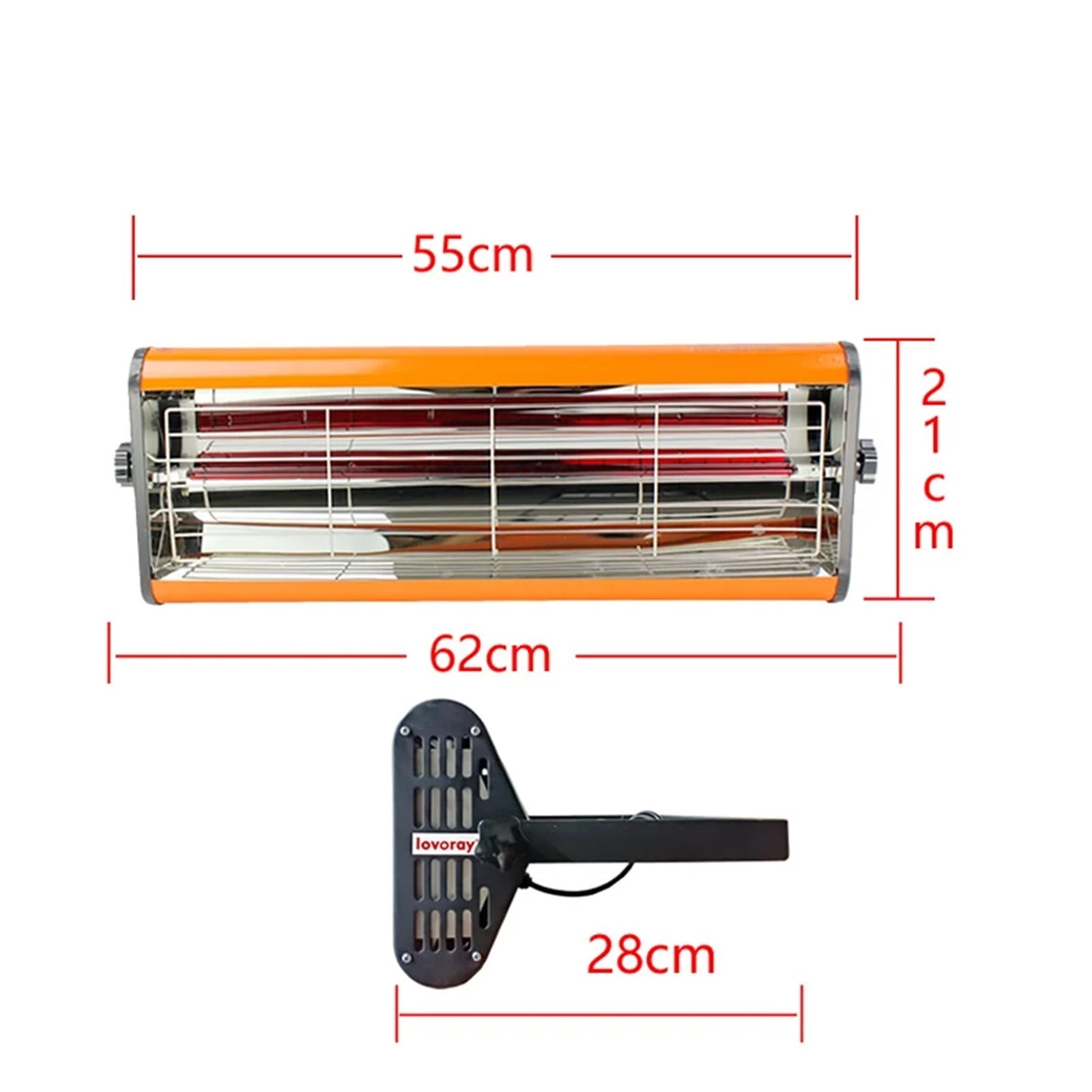 Handheld Shortwave Infrared Lamp Spray Booth Electric Heater for Car Paint Drying in Garage or Bodyshop ,High Heat Dissipation Performance