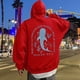 thumbnail image 1 of MHFRRA Sudadera con Capucha Gráfica para Mayor Estilo y Comodidad Rojo, 1 of 5