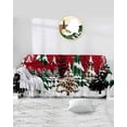 thumbnail image 2 of Red Tree Christmas Sofa Covers for 3 Cushion Couch, Washable Sectional & L Shape Couch Covers for Dogs/Cats/Kids, Xmas Tree Snowflake Plaid Non Slip Sofa Slipcover Futon Cover 71''x150'', 2 of 8