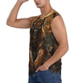 thumbnail image 3 of Balery Tiger In The Fallen Leaf Forest Camisetas sin mangas para hombre, absorbe la humedad y protege contra el mal olor.-Medium, 3 of 7