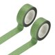 thumbnail image 1 of Uxcell 2 Rollos de Cinta Washi Brillante 0.6 Pulgadas x 11 Yardas Cinta Decorativa, Verde, 1 of 6