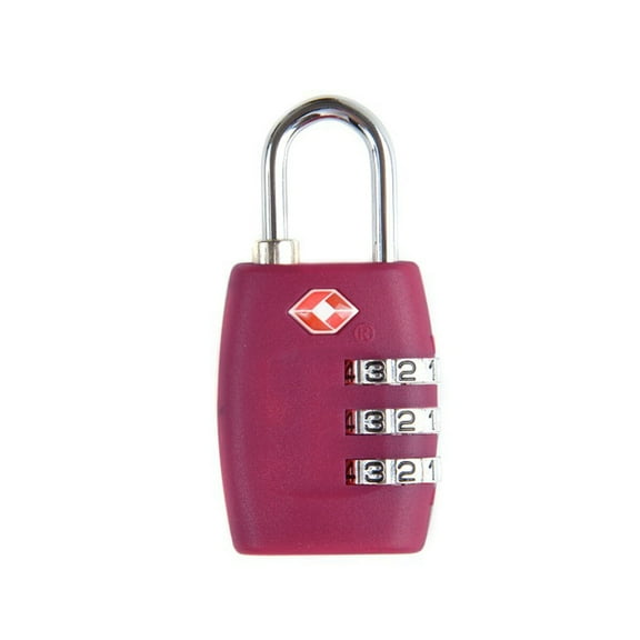 LEORX Combination Lock for Suitcase TSA Approved Password Resettable Rose Red 1Set