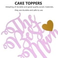 thumbnail image 4 of 12Pcs Creative Cake Toppers Acrylic Mother's Day Cake Topper Chic Cake Decors, 4 of 6