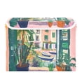 thumbnail image 7 of Yayeee Collapsible Cube Storage Bin with Lid Fabric Closet Decorative Basket with Handles, Window Scene, 7 of 7