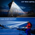 thumbnail image 6 of 4Pack USB Rechargeable LED Headlamp, Motion Sensor Headlamp, Adjustable Headband, Emergency Work Light for Outdoor Camping Night Hiking, Running, Maintenance, Fishing, 6 of 9