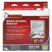 Thermwell V73H Frost King 42" x 62" Indoor Shrink Window Insulator Kit - Quantity of 6