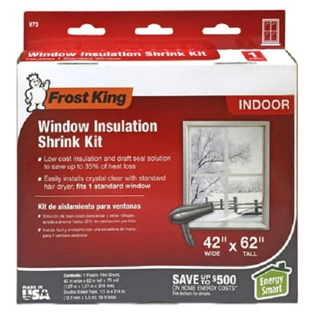 

Thermwell V73H Frost King 42 x 62 Indoor Shrink Window Insulator Kit - Quantity of 6