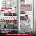 thumbnail image 4 of 2-in-1 Professional Window , 86.6'' Window Cleaner Tool with 6-Section Extension Pole, Window Cleaning Kit with 4 Microfiber Cloth, Window Washing Equipment for in/Outdoor Windows, 4 of 6