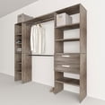thumbnail image 2 of closet 2 torres con 2 cajones 1.80 x 2.20 m x 39 cm gris cenizo, 2 of 7