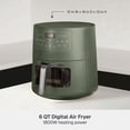 thumbnail image 4 of Thyme & Table 6QT Air Fryer, with ThymeCrisp™ and Ceramic-Coated Nonstick Basket, Dusty Moss, 4 of 12