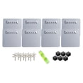thumbnail image 4 of AMLESO Ensemble de Cintres Décoratifs Horloges Murales Robustes Crochets Muraux 8 Pcs, 4 of 8
