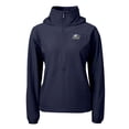 thumbnail image 2 of Women's Cutter & Buck  Navy Georgia Southern Eagles Charter Eco Recycled Half-Zip Anorak Jacket, 2 of 3