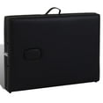 thumbnail image 6 of vidaXL Black Foldable Massage Table 3 Zones with Wooden Frame, 6 of 8