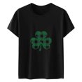 thumbnail image 1 of QIPOPIQ T-Shirts à Manches Courtes pour Femmes à Col Rond T-Shirts de la Saint-Patrick Tunique Shamrock T-Shirt T-Shirt Vert T-Shirts de la Saint-Patrick Hauts T-Shirt T-Shirts de Fête T-Shirts Graphiques Aubaines, 1 of 4