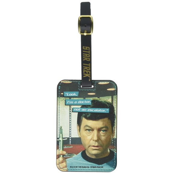 Etiqueta de equipaje The Coop Star Trek La serie original McCoy