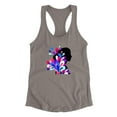 thumbnail image 3 of Woman Silhouette Colorful Racerback Tank Women -Image by Shutterstock, Female Small, 3 of 4