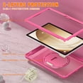 thumbnail image 6 of Dteck Case for Samsung Galaxy Tab S11 Case 11 Inch 2025, Heavy Duty Rugged Drop Protection Impact Resistant Shockproof Cover with Rotating Stand, Hand/Shoulder Strap,Rose, 6 of 7