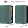 thumbnail image 4 of JETech Case for iPad 9.7-Inch (6th/5th Generation, 2018/2017), Protective Hard Back Shell Soft-Touch Tablet Stand Cover, Auto Wake/Sleep (Misty Blue), 4 of 7