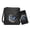 Black-Butterfly Moon, variant on Aztec Sea Turtle Crossbody Hobo Bag Leather Satchel Purse with PU Wallet, Multi Pocket Shoulder Purse Zipper Messenger Purse with Adjustable Strap for Women, Green